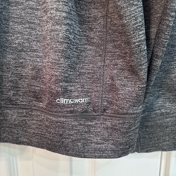 adidas Men's Dark Gray Zip-Up Sweater - Picture 5 of 5